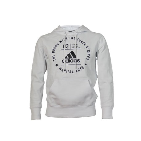 Sudadera Adidas "COMMUNITY MARTIAL ARTS" (Blanco/Negro)