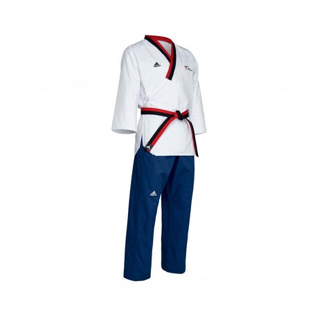 Adidas Dobok Poomsae Joven Hombre (Blanco/Azul)