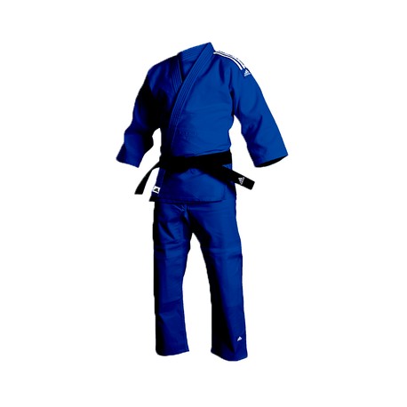 JUDOGI ADIDAS "TRAINING" AZUL CON BANDAS BLANCAS J500