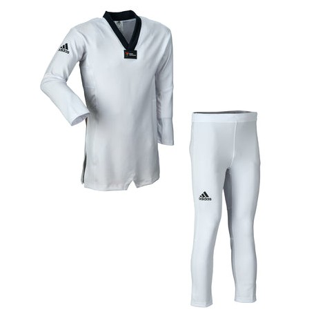 Adidas Dobok Adi-Seungri (Olimpico) Conjunto (Blanco/Negro)