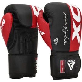 GUANTES DE BOX RDX F4 HOOK & LOOP ROJO