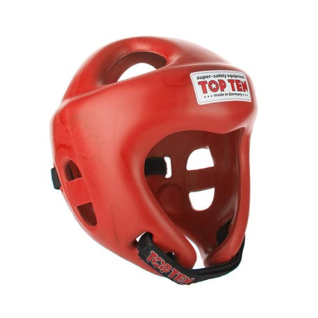 Casco Top Ten "COMPETITION FIGHT HEADGUARD" (Rojo)