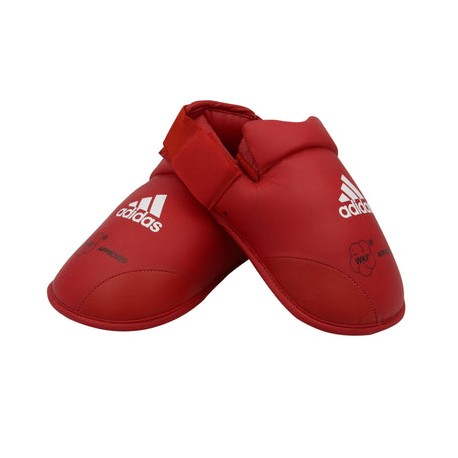 Protector para pies Adidas "WKF APPROVED" (Rojo)