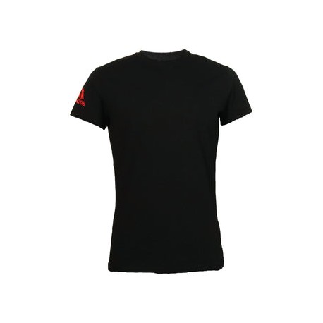 Playera Adidas "PROMO TEE - MARTIAL ARTS" ( Negro/Rojo)