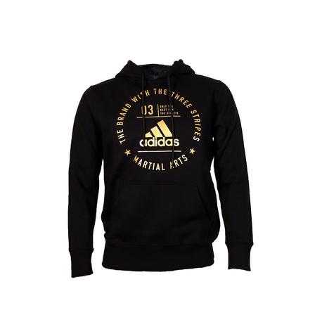 Sudadera Adidas "COMMUNITY MARTIAL ARTS" (Negro/Dorado)